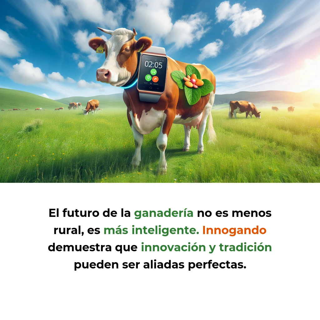 Innogando: El Smartwatch Gallego que Está Revolucionando la Ganadería Española - Esta startup de Galicia ha creado un collar inteligente que detecta enfermedades en vacas 48 horas antes que el ojo humano - Carousel Image