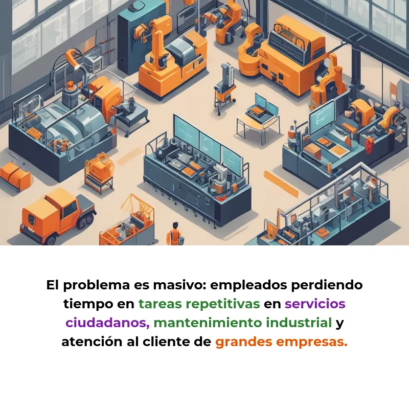 Idea SaaS: Agentes IA Autónomos para Automatizar Procesos Complejos en Gobiernos y Empresas - Trabajadores digitales que planifican, ejecutan y aprenden solos para liberar tiempo humano - Carousel Image