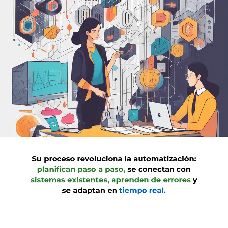 Idea SaaS: Agentes IA Autónomos para Automatizar Procesos Complejos en Gobiernos y Empresas - Trabajadores digitales que planifican, ejecutan y aprenden solos para liberar tiempo humano - Carousel Image