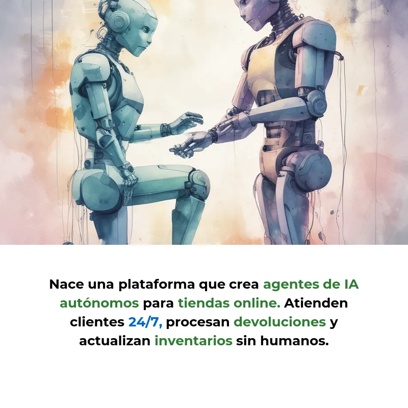 Idea SaaS: Agentes IA Autónomos para Atención al Cliente en Retail - Asistentes inteligentes que procesan devoluciones y atienden consultas 24/7 sin humanos - Carousel Image