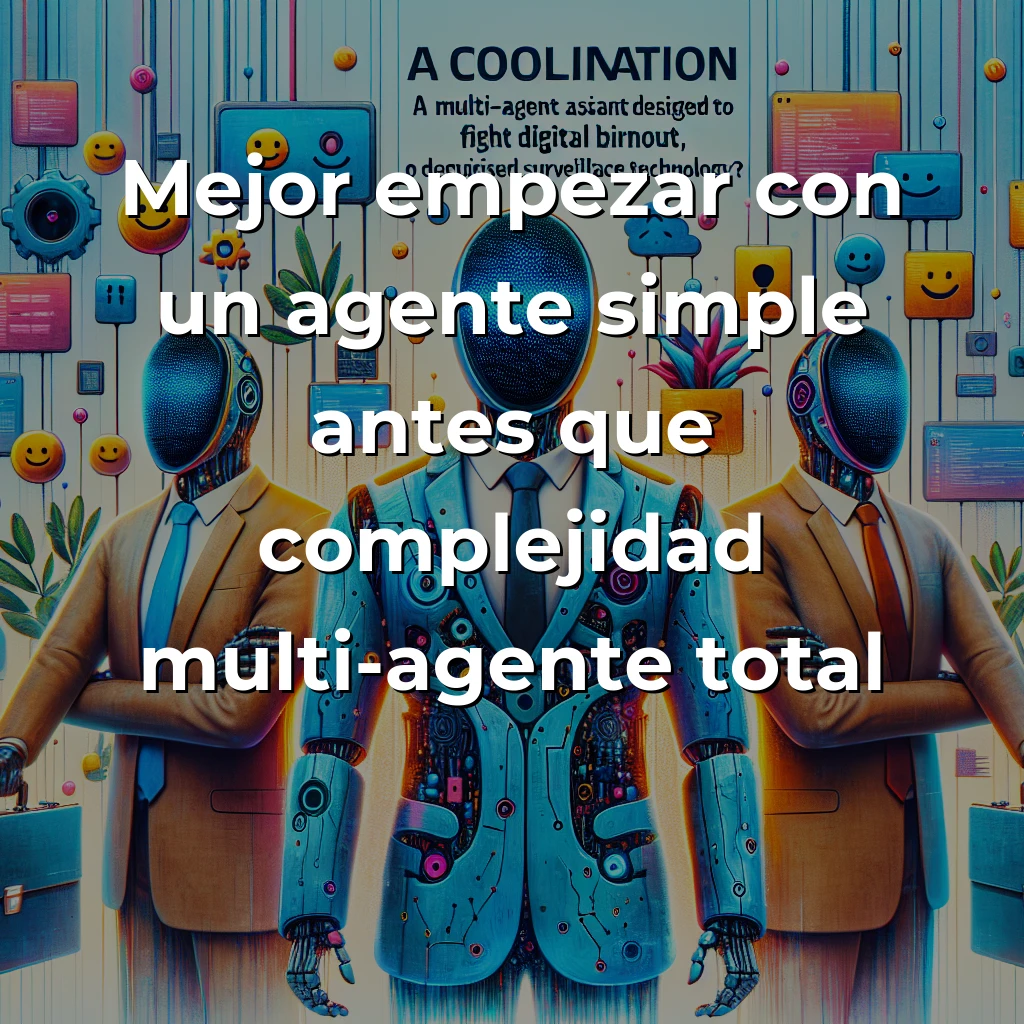 Idea de AI Agent: Asistente Multi-Agente para Combatir el Burnout Digital en Empresas – Carousel Image
