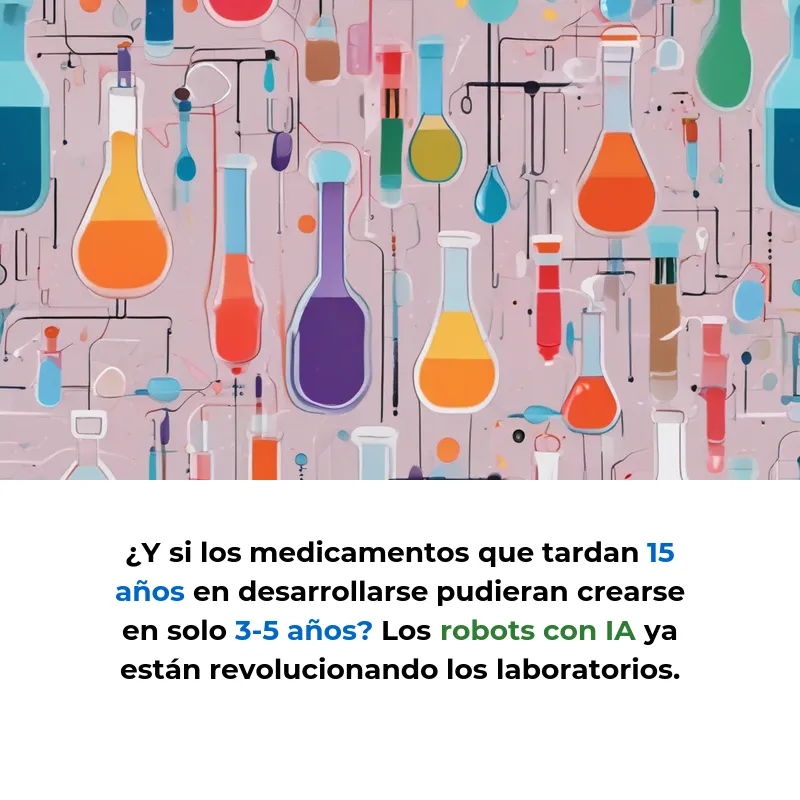 Idea SaaS: Robots con IA para automatizar laboratorios y crear medicamentos más rápido - Agentes autónomos que reducen el desarrollo farmacéutico de 15 años a 3-5 años - Carousel Image