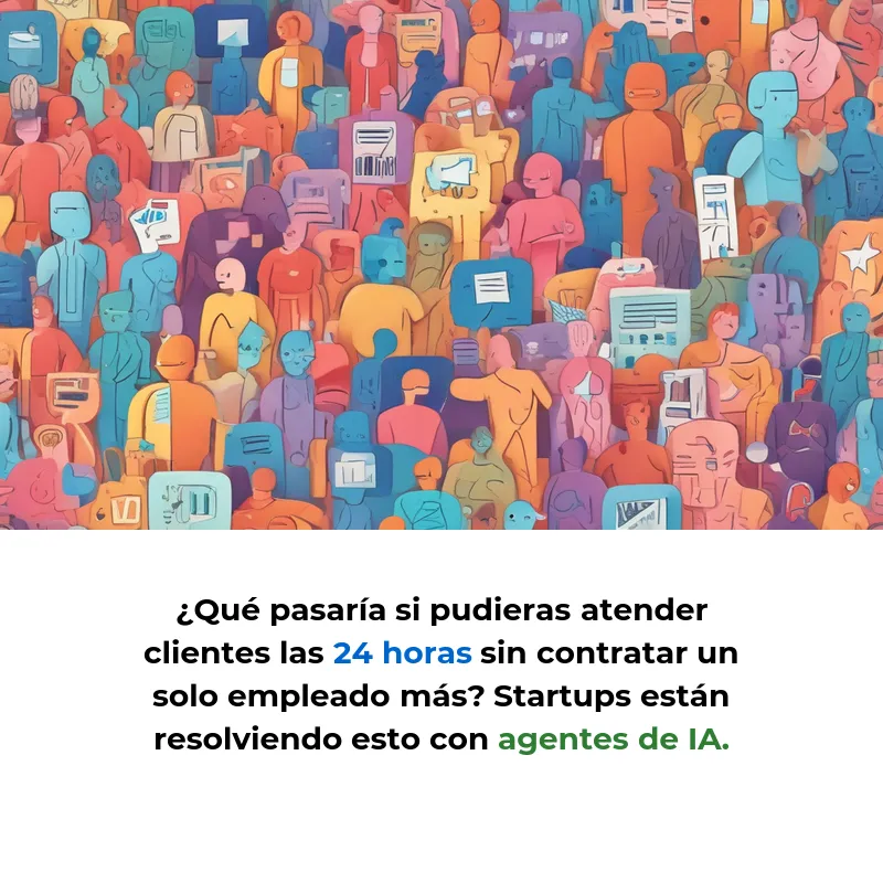 Idea SaaS: Agentes IA para Soporte al Cliente 24/7 sin Equipos Grandes - Robots conversacionales inteligentes que atienden clientes por WhatsApp, Instagram y más canales automáticamente - Carousel Image