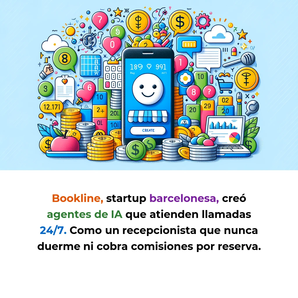 Bookline: La Startup Española que Convierte Llamadas Perdidas en 100 Millones de Euros - Cómo dos ingenieros barceloneses están revolucionando las reservas en hostelería con IA conversacional - Carousel Image