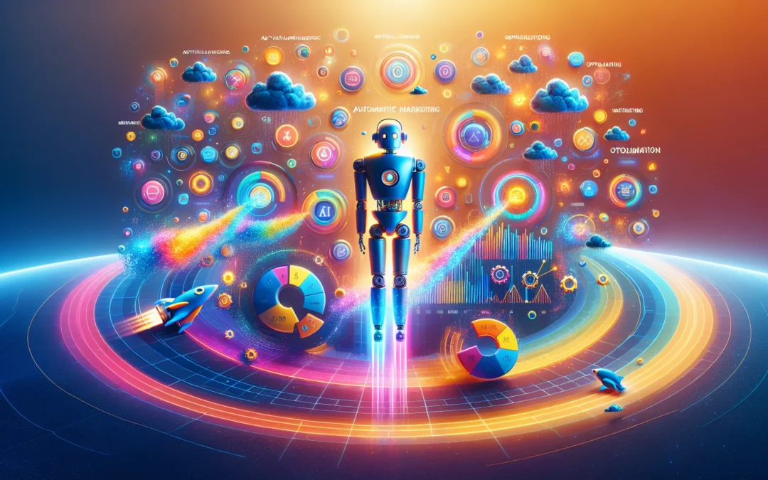 Idea SaaS: Robots que Hacen Marketing Automático Mientras Duermes - agentes IA marketing, automatización campañas, marketing automation, inteligencia artificial SaaS, robots marketing, automatización publicitaria
