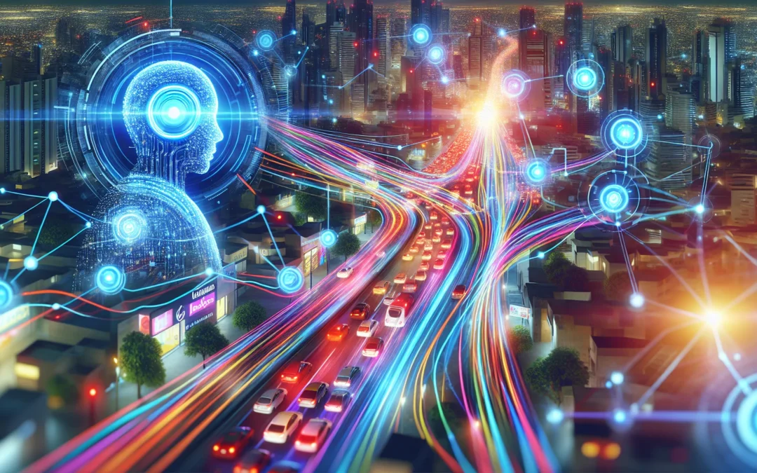 Idea SaaS: Agentes IA que Optimizan Rutas de Tráfico en Tiempo Real - agentes IA rutas, optimización tráfico urbano, SaaS movilidad, inteligencia artificial logística, ciudades inteligentes LATAM