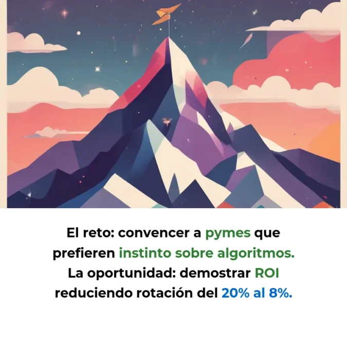 Idea SaaS: IA para Automatizar el Reclutamiento en Empresas Pequeñas - Un asistente inteligente que ayuda a pymes a contratar mejor y predecir cuándo sus empleados podrían irse - Carousel Image