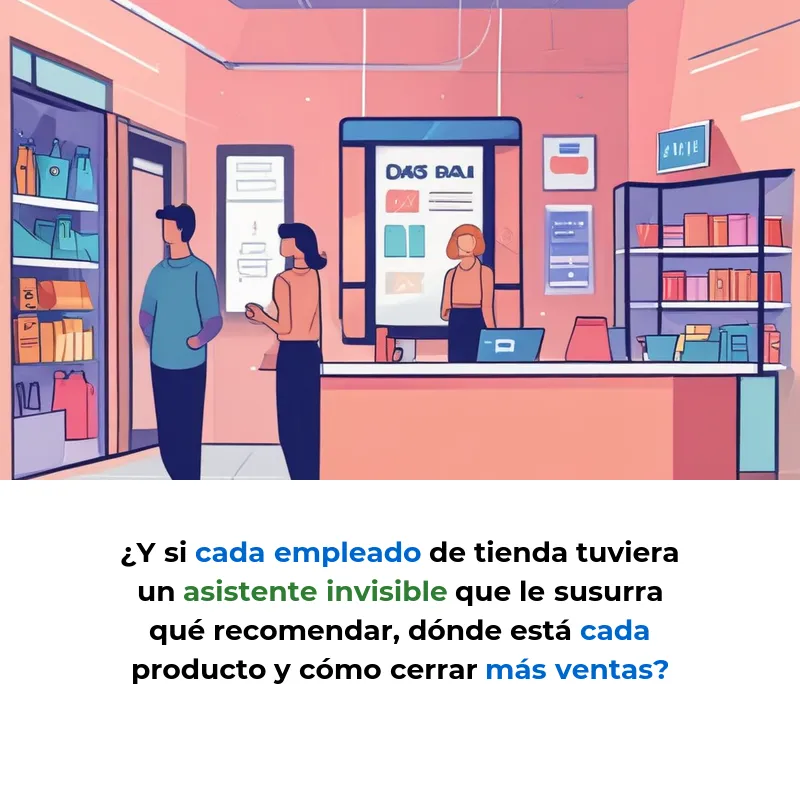 Idea SaaS: Agentes de IA como Asistentes Personales para Empleados de Tiendas - Inteligencia artificial integrada en wearables que convierte a cada vendedor en un experto instantáneo - Carousel Image
