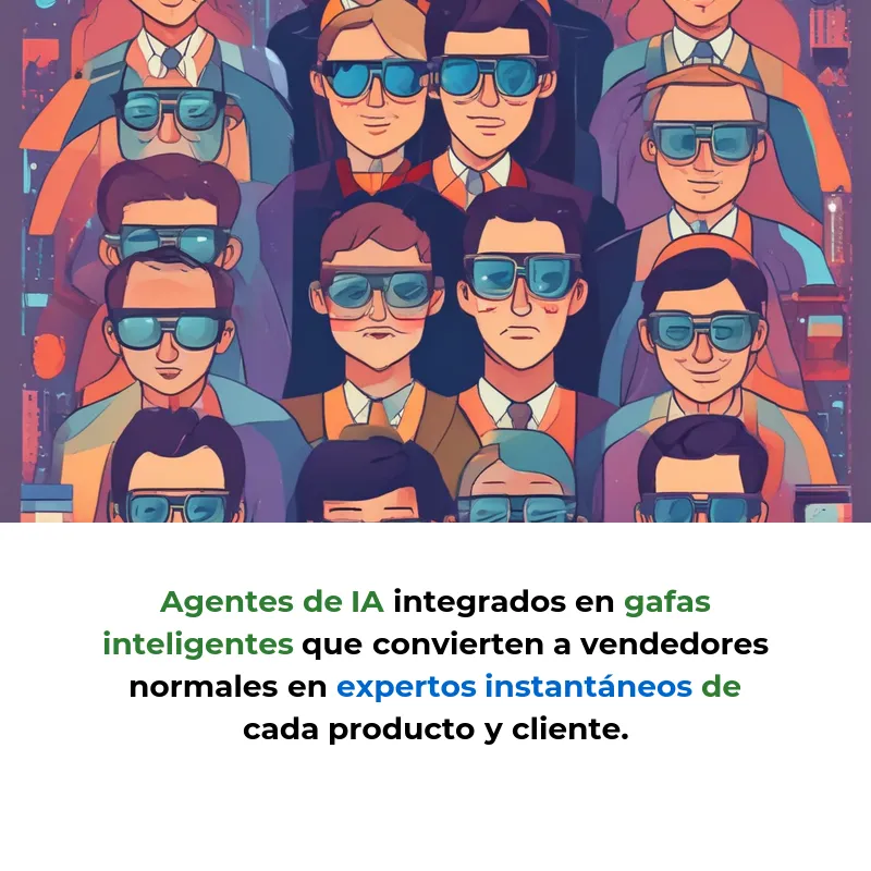 Idea SaaS: Agentes de IA como Asistentes Personales para Empleados de Tiendas - Inteligencia artificial integrada en wearables que convierte a cada vendedor en un experto instantáneo - Carousel Image