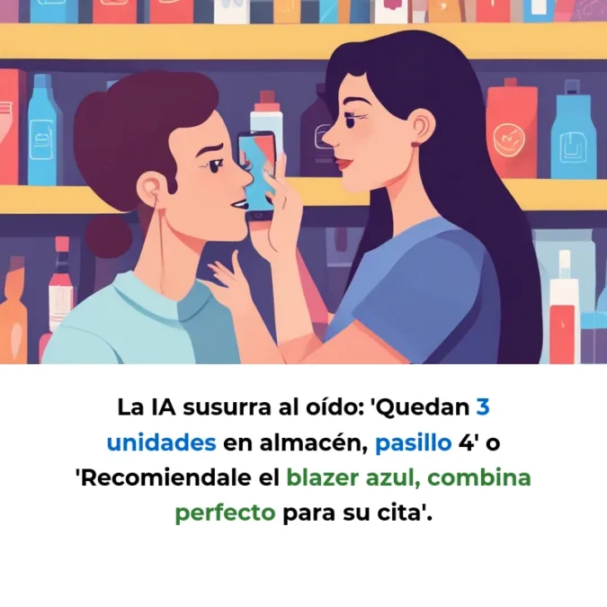 Idea SaaS: Agentes de IA como Asistentes Personales para Empleados de Tiendas - Inteligencia artificial integrada en wearables que convierte a cada vendedor en un experto instantáneo - Carousel Image