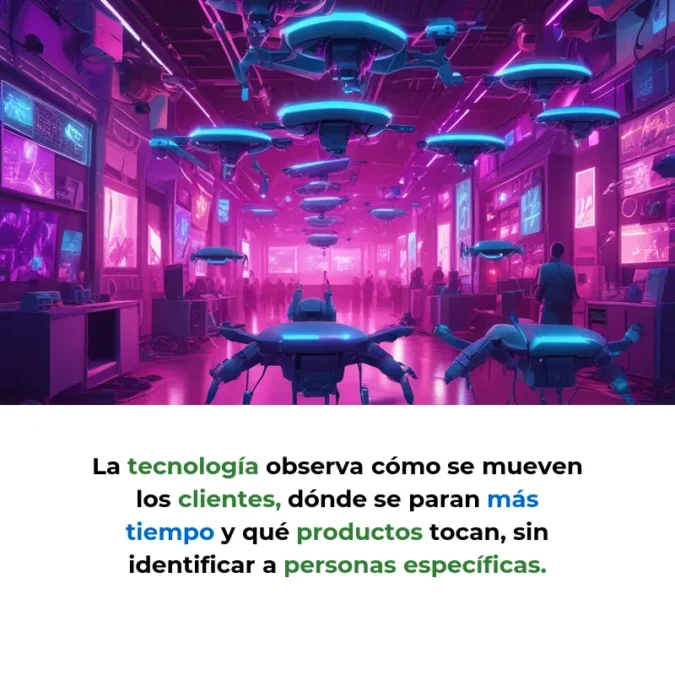 Idea SaaS: Plataforma de IA para Convertir Tiendas Físicas en "Tiendas Inteligentes - Sensores y cámaras que analizan comportamiento de clientes para personalizar la experiencia de compra en tiempo real - Carousel Image