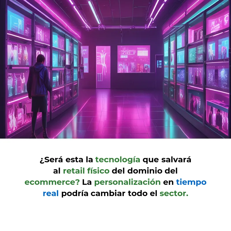 Idea SaaS: Plataforma de IA para Convertir Tiendas Físicas en "Tiendas Inteligentes - Sensores y cámaras que analizan comportamiento de clientes para personalizar la experiencia de compra en tiempo real - Carousel Image