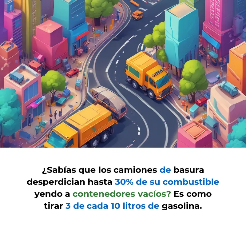 Idea SaaS: Agentes IA que Optimizan Rutas de Camiones de Basura y Ahorran 30% del Combustible - Una plataforma inteligente que usa sensores y algoritmos para crear rutas dinámicas de recolección de residuos urbanos - Carousel Image