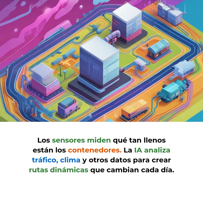 Idea SaaS: Agentes IA que Optimizan Rutas de Camiones de Basura y Ahorran 30% del Combustible - Una plataforma inteligente que usa sensores y algoritmos para crear rutas dinámicas de recolección de residuos urbanos - Carousel Image