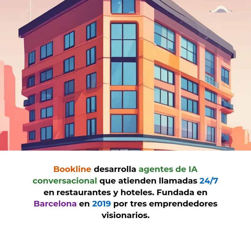 Bookline: Agentes de IA que atienden 12 millones de llamadas anuales en restaurantes y hoteles - La startup barcelonesa automatiza hasta el 90% de las llamadas telefónicas en hostelería, generando más de 100 millones de euros en reservas para sus clientes - Carousel Image