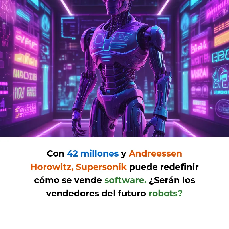 Supersonik: IA conversacional que automatiza las demos de software 24/7 - La startup barcelonesa capta 42 millones de Andreessen Horowitz para escalar su plataforma de demostraciones interactivas sin intervención humana - Carousel Image