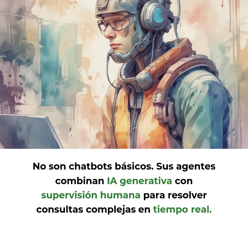 Aunoa: Agentes de IA conversacional para atención al cliente corporativa desde Valencia - La startup valenciana automatiza comunicaciones digitales para grandes empresas con IA generativa y supervisión humana - Carousel Image