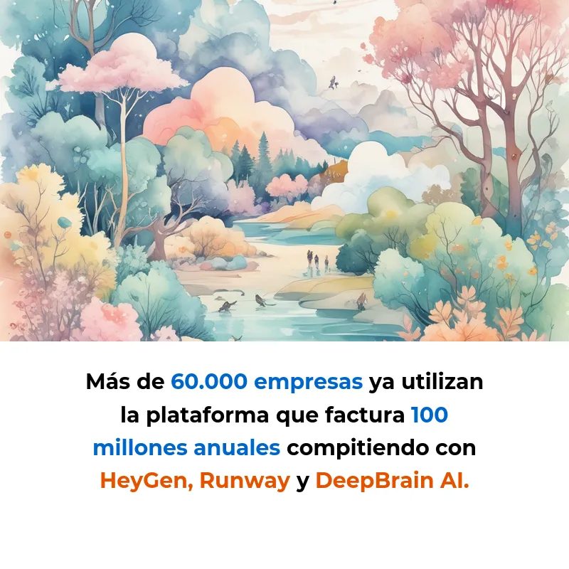 Synthesia: La plataforma británica de vídeo con IA que vale 4.000 millones de dólares - Google Ventures lidera una ronda de 200 millones en la startup que permite a 60.000 empresas crear vídeos con avatares digitales en 160 idiomas - Carousel Image