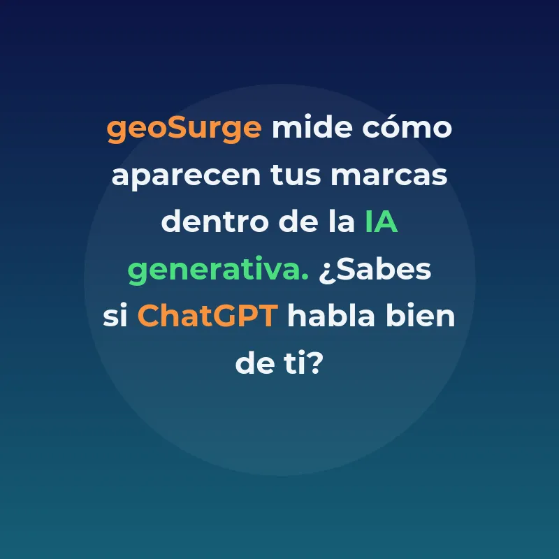 geoSurge: qué hace y cuánto ha levantado la startup - La startup londinense cerró 12 millones de dólares en julio de 2026 para construir una plataforma que mide cómo aparecen las marcas en sistemas de IA generativa - Carousel Image