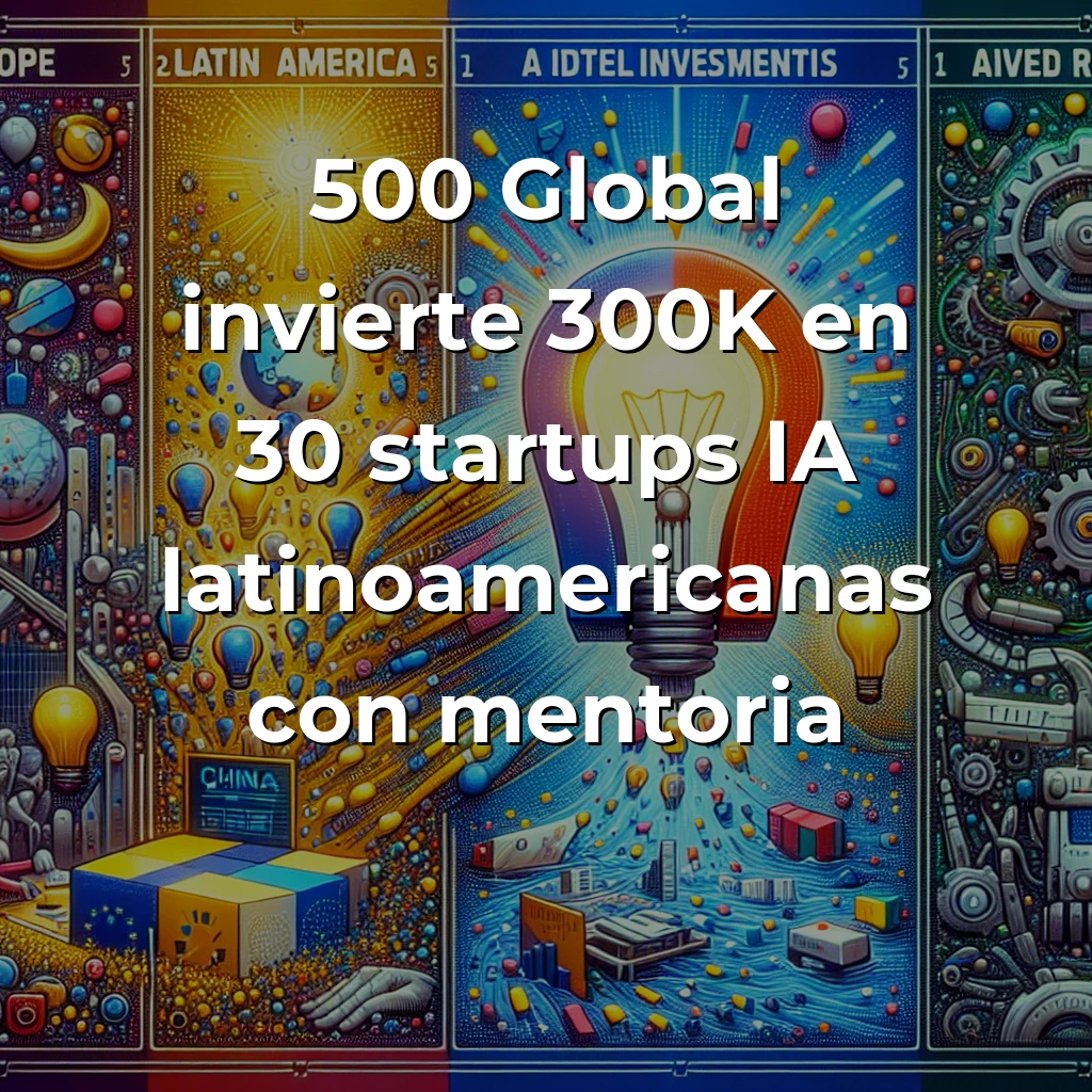Startup News 23/09/2025: IQM unicornio cuántico 300M€, 500 Global invierte 300K$ en 30 startups IA Latam, DeepSeek supera ChatGPT - Europa lidera computación cuántica, Latinoamérica atrae capital IA y China domina robótica avanzada - Carousel Image
