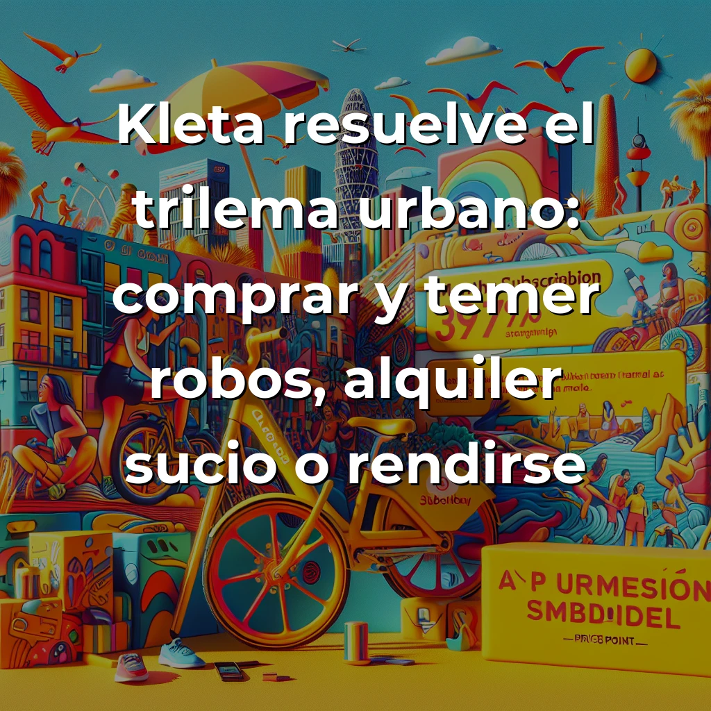 Kleta: La startup que convierte tener una bici en Barcelona en algo tan fácil como Netflix - Desde 19,8€/mes, esta startup barcelonesa elimina todos los miedos de la bicicleta urbana con un modelo que ya atrae a estrellas del deporte - Carousel Image