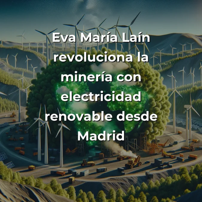 Lain Tech: La startup madrileña que está revolucionando la minería con electricidad renovable - Eva María Laín ha creado un método para extraer metales críticos que reduce un 94% las emisiones de CO₂ y extiende la vida de las minas hasta un 700% - Carousel Image