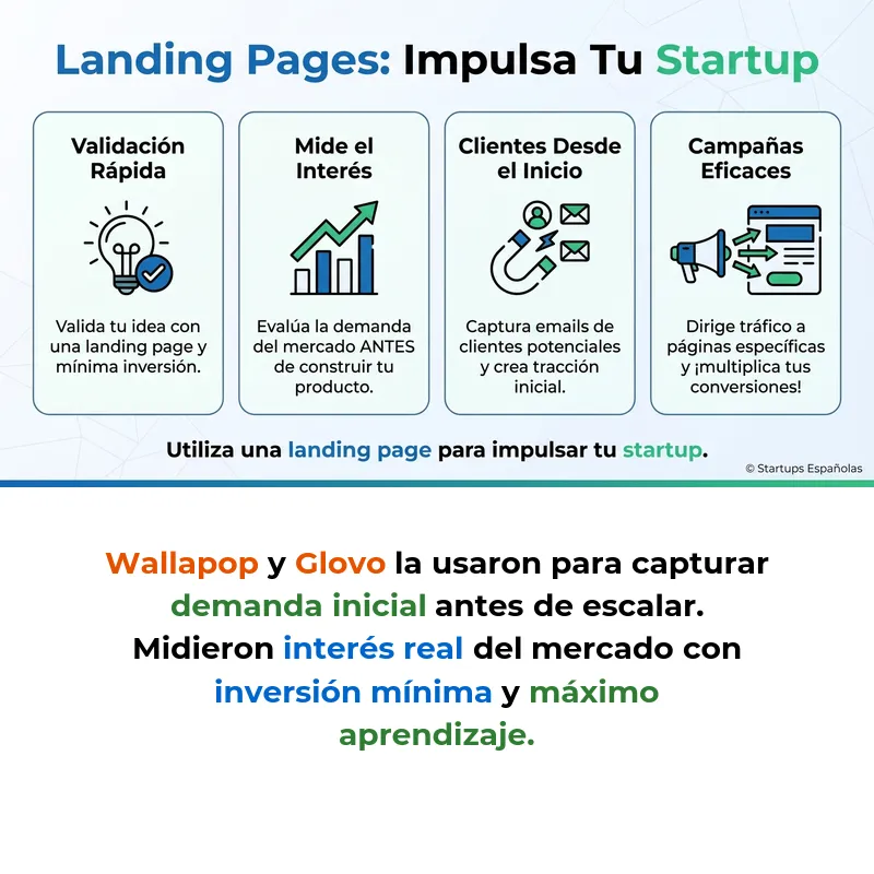 Landing Page: Qué es y Cómo Funciona en el Contexto Startup - Guía sobre páginas de aterrizaje para validación y conversión en startups - Carousel Image