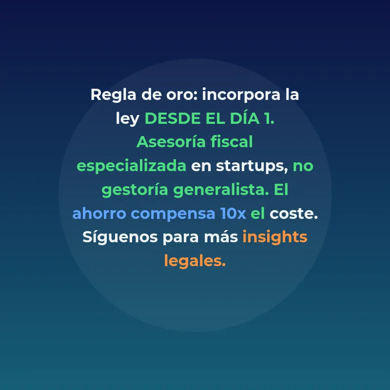 Ley de Startups en España: incentivos fiscales que pocos - Todo lo que la Ley 28/2022 ofrece a founders y que la mayoría desconoce - Carousel Image