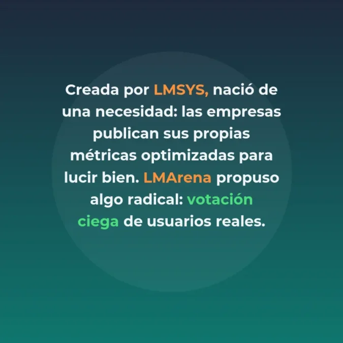 LMArena: La plataforma que democratizó la evaluación de modelos de IA - Más de 1,3 millones de comparaciones comunitarias han convertido a esta plataforma en el estándar de facto para medir el rendimiento real de los modelos de lenguaje - Carousel Image