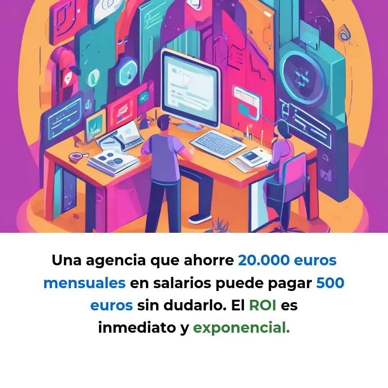 Idea SaaS: Robots que Crean Campañas de Marketing Completas en Minutos - Una plataforma con agentes IA especializados que automatiza desde calendarios de contenido hasta anuncios y emails personalizados - Carousel Image
