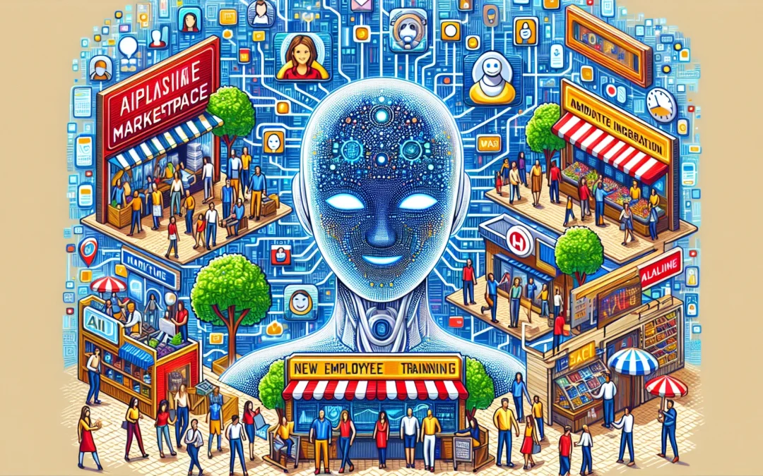 Idea de Negocio: Marketplace de Agentes IA para Integrar Empleados Nuevos - marketplace agentes IA, onboarding empleados automatizado, recursos humanos inteligencia artificial, rotación empleados nuevos, HR tech startup