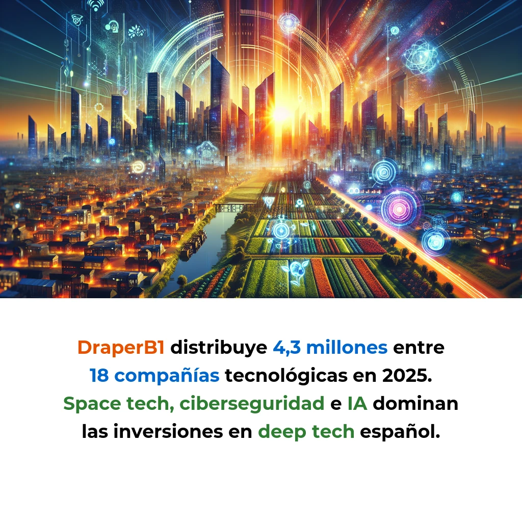 Tech y IA News 31/12/2025: Meta adquiere Manus + DraperB1 Deep Tech + Test Farms Agrotech - - - Carousel Image
