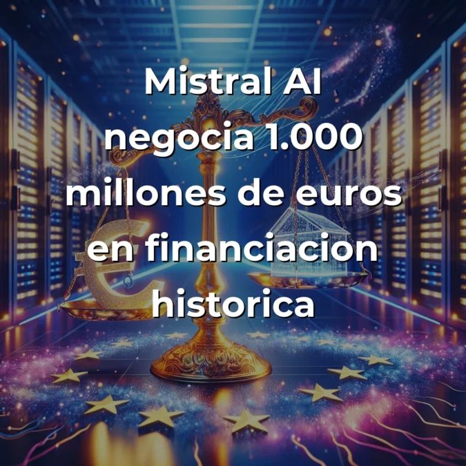Mistral AI negocia 1.000 millones de euros: el desafío europeo que puede cambiar el juego de la IA - La startup francesa busca convertirse en el contrapeso europeo a OpenAI con una valoración de 10.000 millones y tecnología de código abierto. - Carousel Image