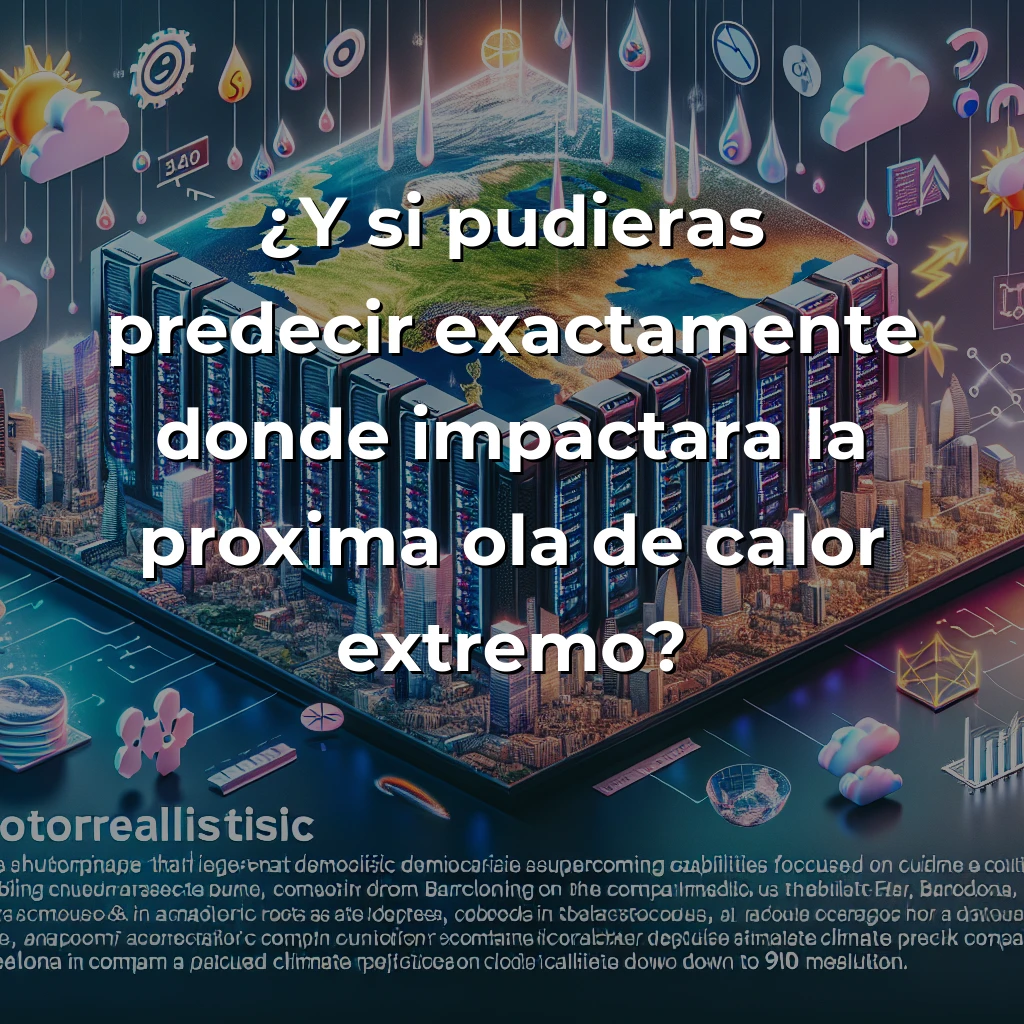 Mitiga Solutions: La startup que democratiza la supercomputación climática desde Barcelona - De spin-off académico a referente europeo en predicción de riesgos climáticos con resolución de 90 metros - Carousel Image