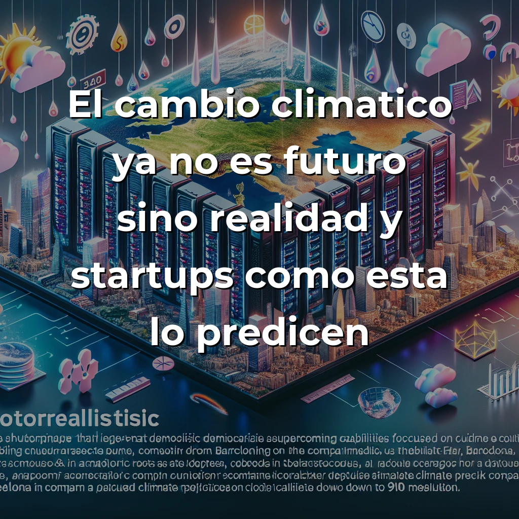 Mitiga Solutions: La startup que democratiza la supercomputación climática desde Barcelona - De spin-off académico a referente europeo en predicción de riesgos climáticos con resolución de 90 metros - Carousel Image
