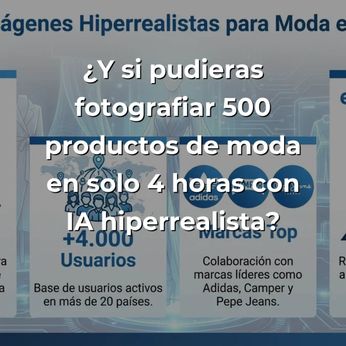 Modelia: La startup madrileña que crea imágenes hiperrealistas para moda en 30 segundos - Esta startup democratiza el contenido visual premium con IA, eliminando sesiones fotográficas costosas y acelerando el time-to-market - Carousel Image
