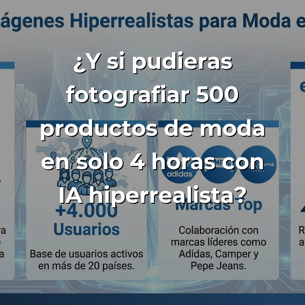 Modelia: La startup madrileña que crea imágenes hiperrealistas para moda en 30 segundos - Esta startup democratiza el contenido visual premium con IA, eliminando sesiones fotográficas costosas y acelerando el time-to-market - Carousel Image