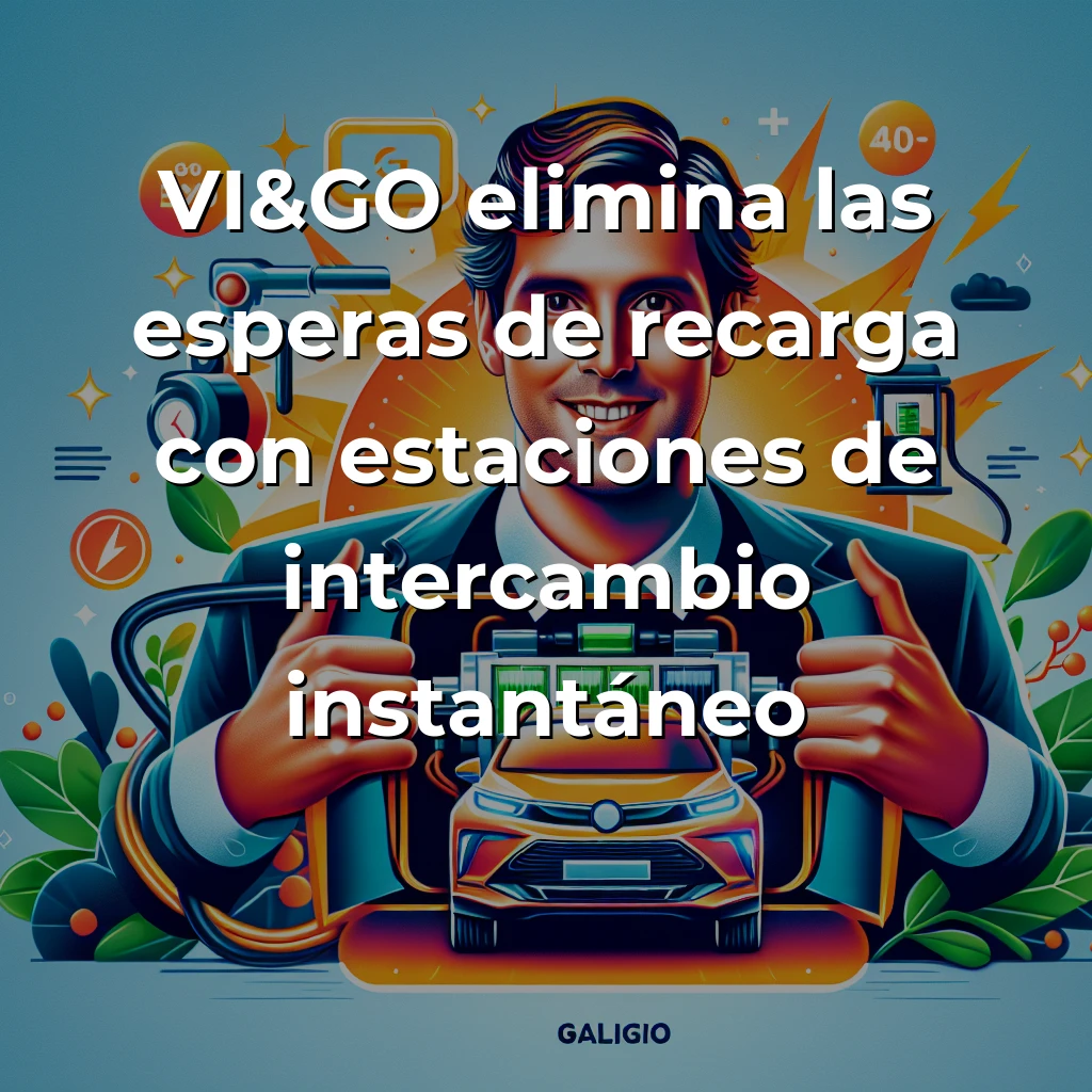 VI&GO: La startup gallega que elimina las esperas de los coches eléctricos con baterías intercambiables - Desde Vigo, esta innovadora empresa ha desarrollado un sistema de intercambio de baterías que reduce los tiempos de recarga de 40 minutos a 5 minutos - Carousel Image