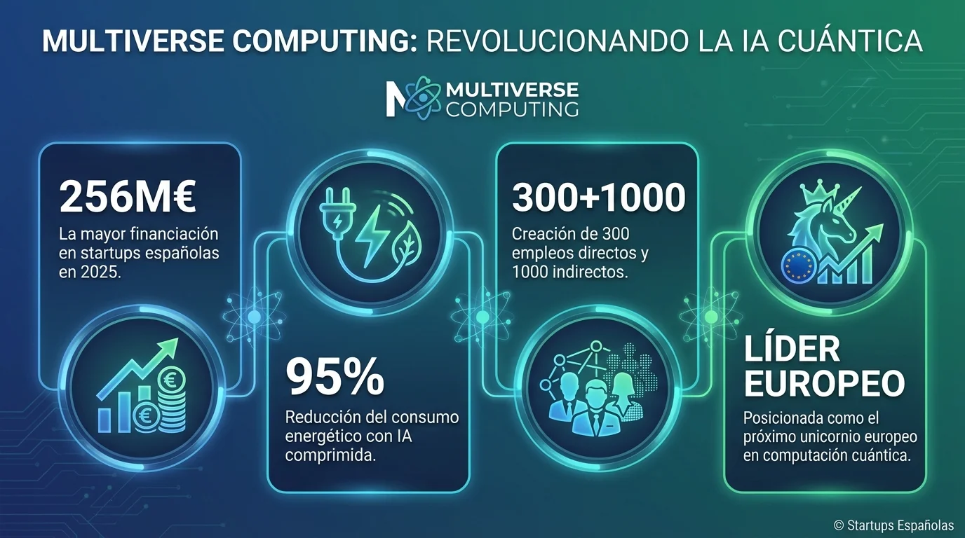 Multiverse Computing revoluciona la IA cuántica - Startups Españolas