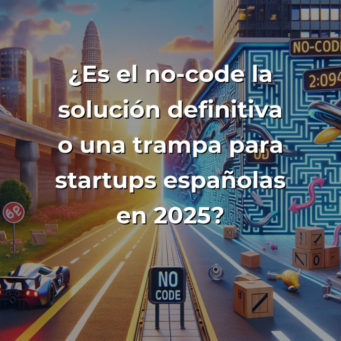 No-Code vs Código: ¿Atajo al éxito o trampa para startups españolas en 2025? – Carousel Image