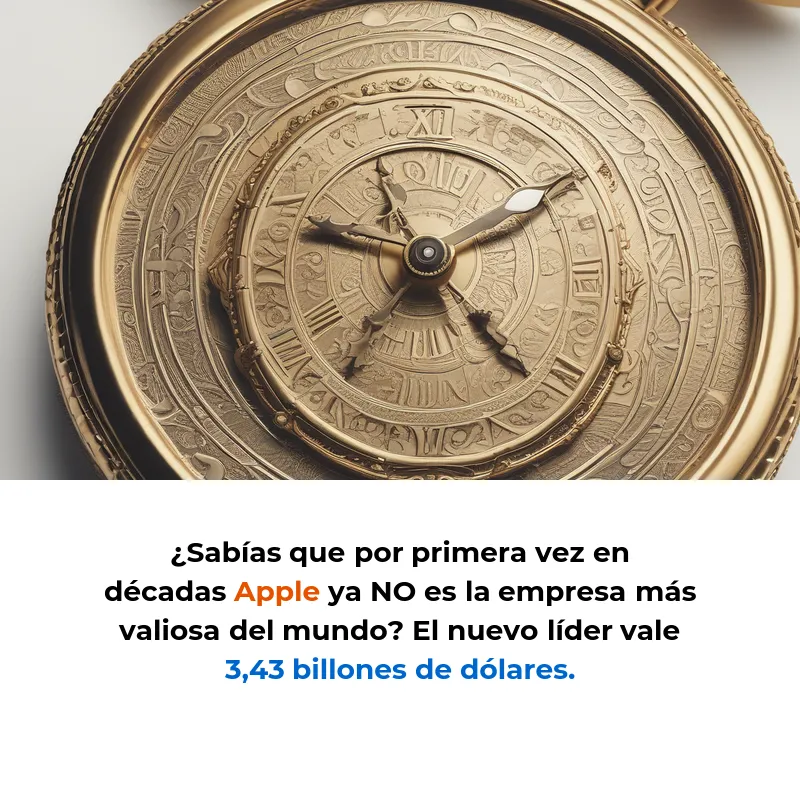 Nvidia Destrona a Apple como la Empresa Más Valiosa del Mundo: El Triunfo de la IA - La revolución de la inteligencia artificial redefine el liderazgo tecnológico global con una valoración de 3,43 billones de dólares. - Carousel Image