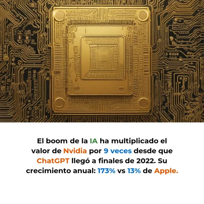 Nvidia Destrona a Apple como la Empresa Más Valiosa del Mundo: El Triunfo de la IA - La revolución de la inteligencia artificial redefine el liderazgo tecnológico global con una valoración de 3,43 billones de dólares. - Carousel Image