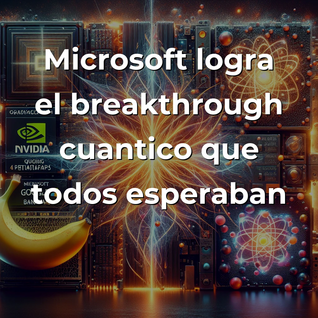 Tech y IA News 20/11: NVIDIA DGX Spark Petaflops, Microsoft Quantum Qubits, Google Nano Banana 2 - - - Carousel Image