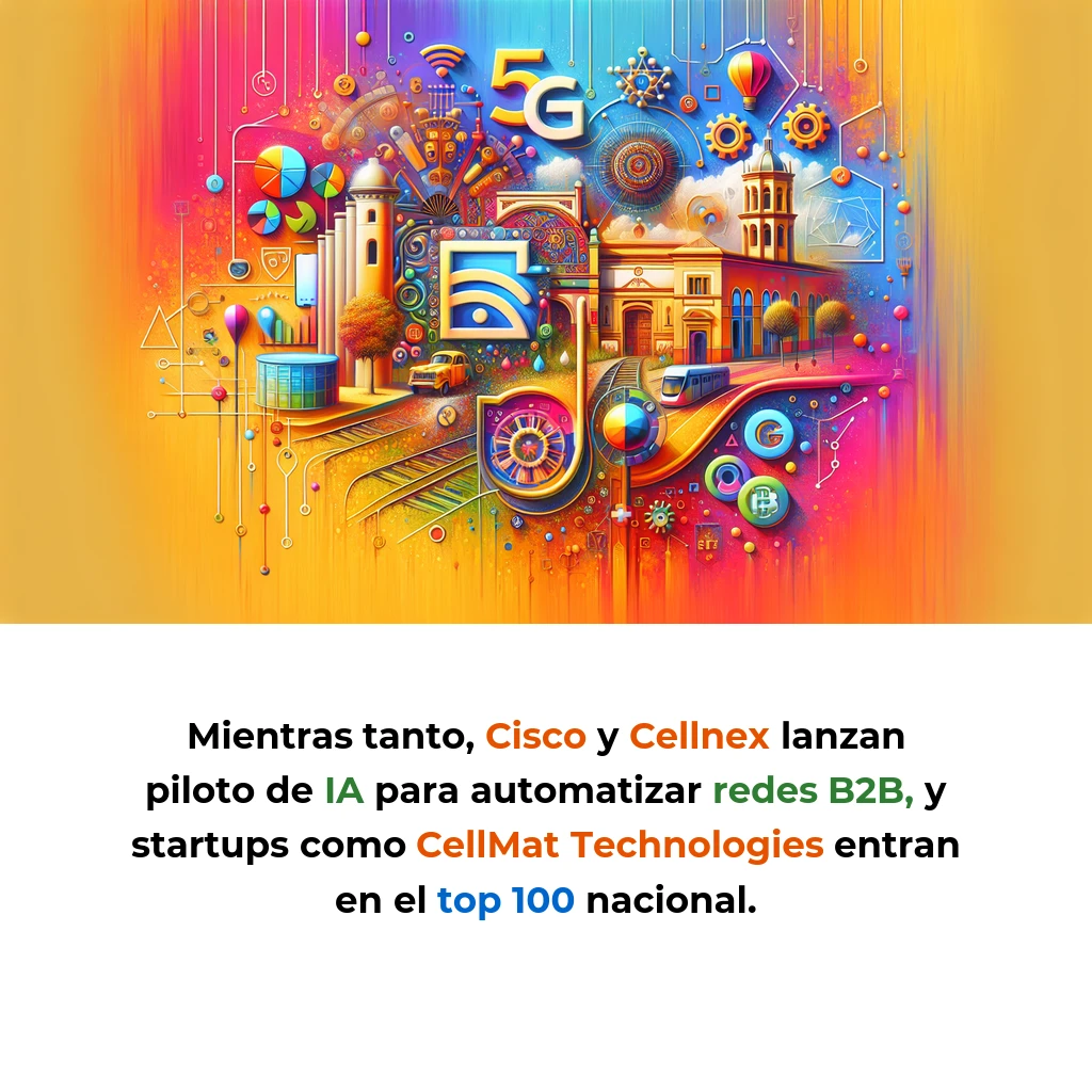Tech y IA News 19/12/2025: 5G Open RAN + IA Industrial + Blockchain España - - - Carousel Image
