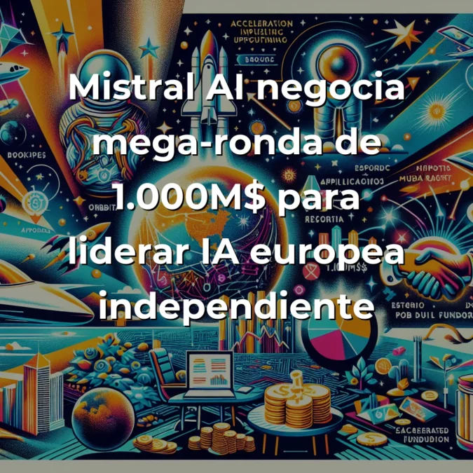 Startup News 05-08-2025: Órbita bate récord, Mistral AI negocia 1.000M$, Corea lanza fondo histórico y DJI diversifica - Récord de aplicaciones en España, mega-rondas europeas en IA y marketplaces, y Asia acelera con fondos públicos millonarios - Carousel Image