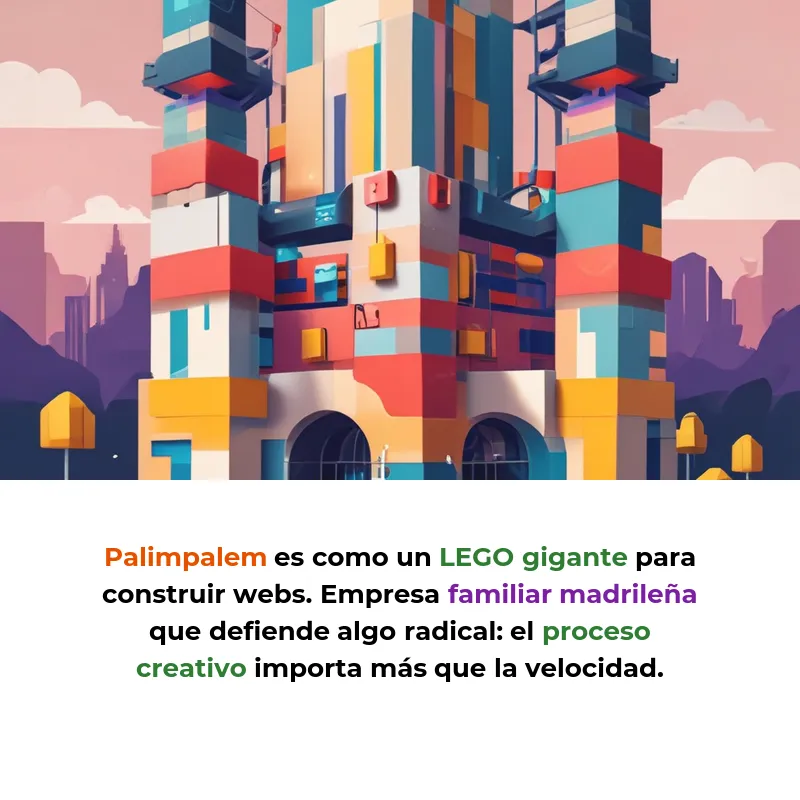 Palimpalem: La web española que lleva 22 años diciendo "no" a la velocidad - Mientras todo se genera con IA en segundos, esta empresa familiar madrileña propone lo contrario: construir tu web pieza a pieza, disfrutando del proceso - Carousel Image