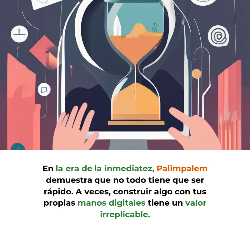 Palimpalem: La web española que lleva 22 años diciendo "no" a la velocidad - Mientras todo se genera con IA en segundos, esta empresa familiar madrileña propone lo contrario: construir tu web pieza a pieza, disfrutando del proceso - Carousel Image