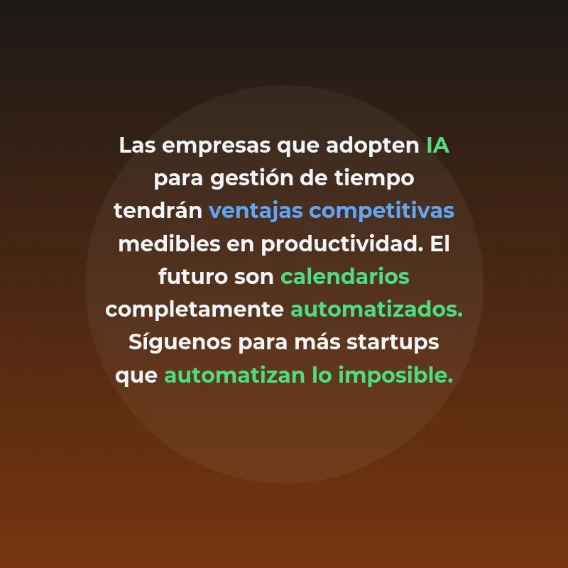 Plataformas de IA para optimización de horarios: más allá del calendario tradicional - Cómo las empresas están resolviendo la fragmentación del tiempo de trabajo mediante inteligencia artificial - Carousel Image