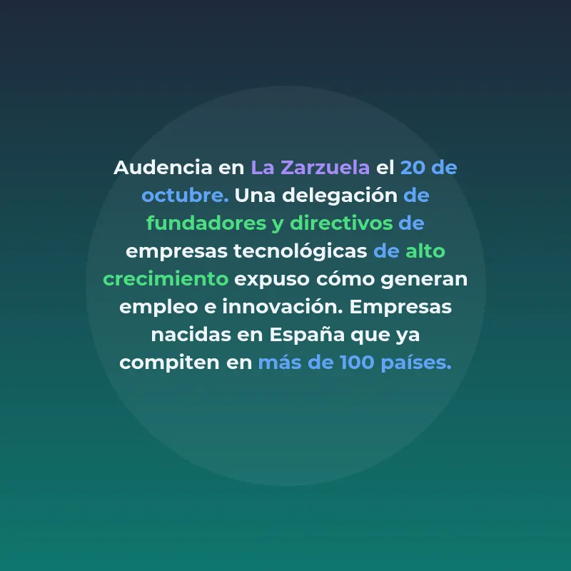 El Rey recibe en La Zarzuela a las scaleups de EsTech - - Carousel Image