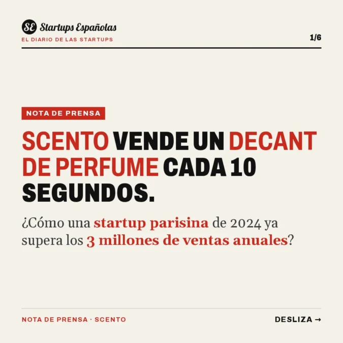 Scento, la startup parisina que vende un decant de perfume cada 10 segundos - - Carousel Image